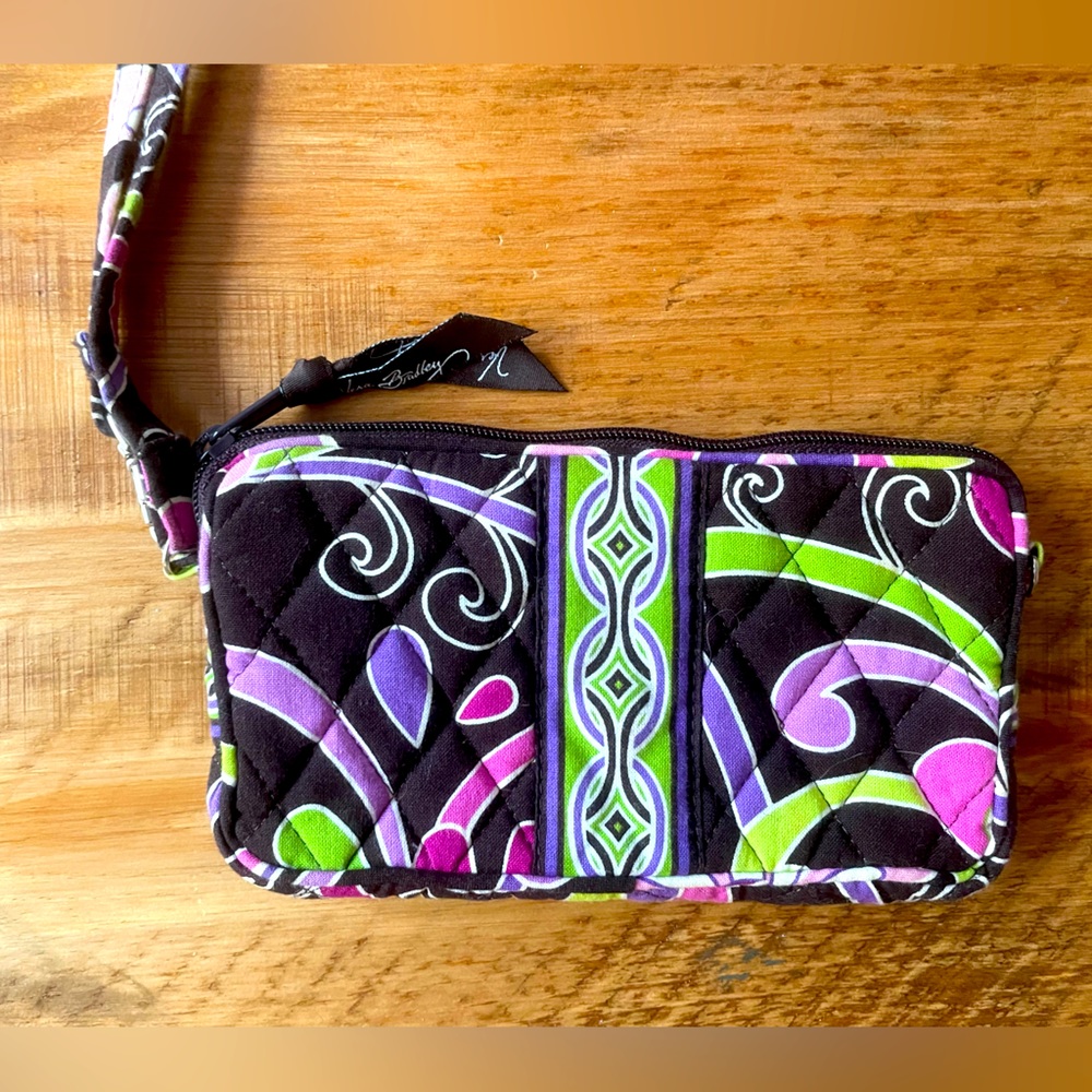 Vera Bradley Long Wristlet Wallet in Purple Punch